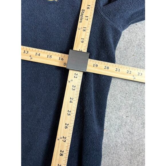 VTG 90s Lauren Ralph Lauren Fleece Sweater Women P/M Crest Logo Old Money Preppy - Picture 6 of 7